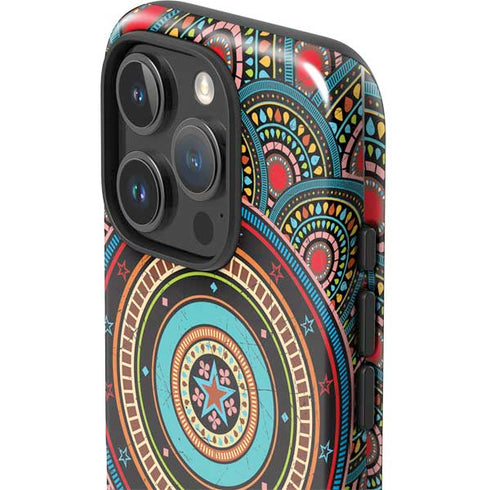 Infinite Circle Colored iPhone 16 Pro Impact Case